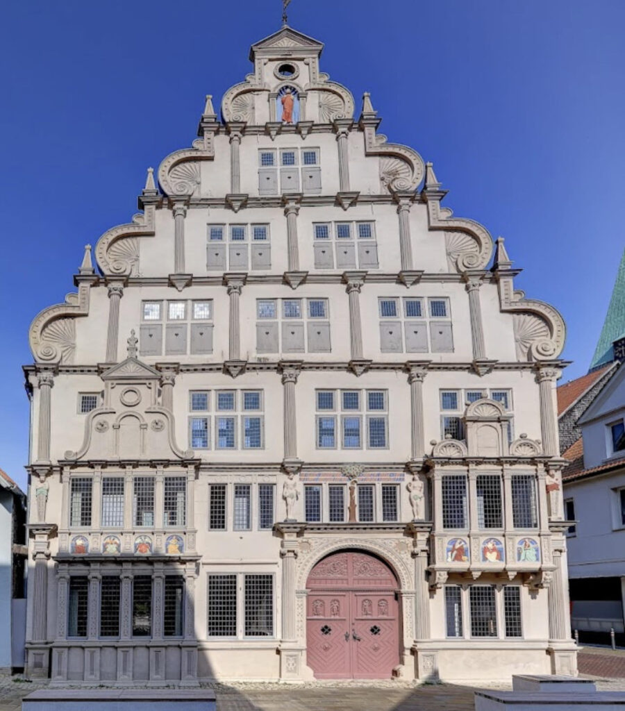 Casa de Alcalde de las brujas en Lemgo Alemania 