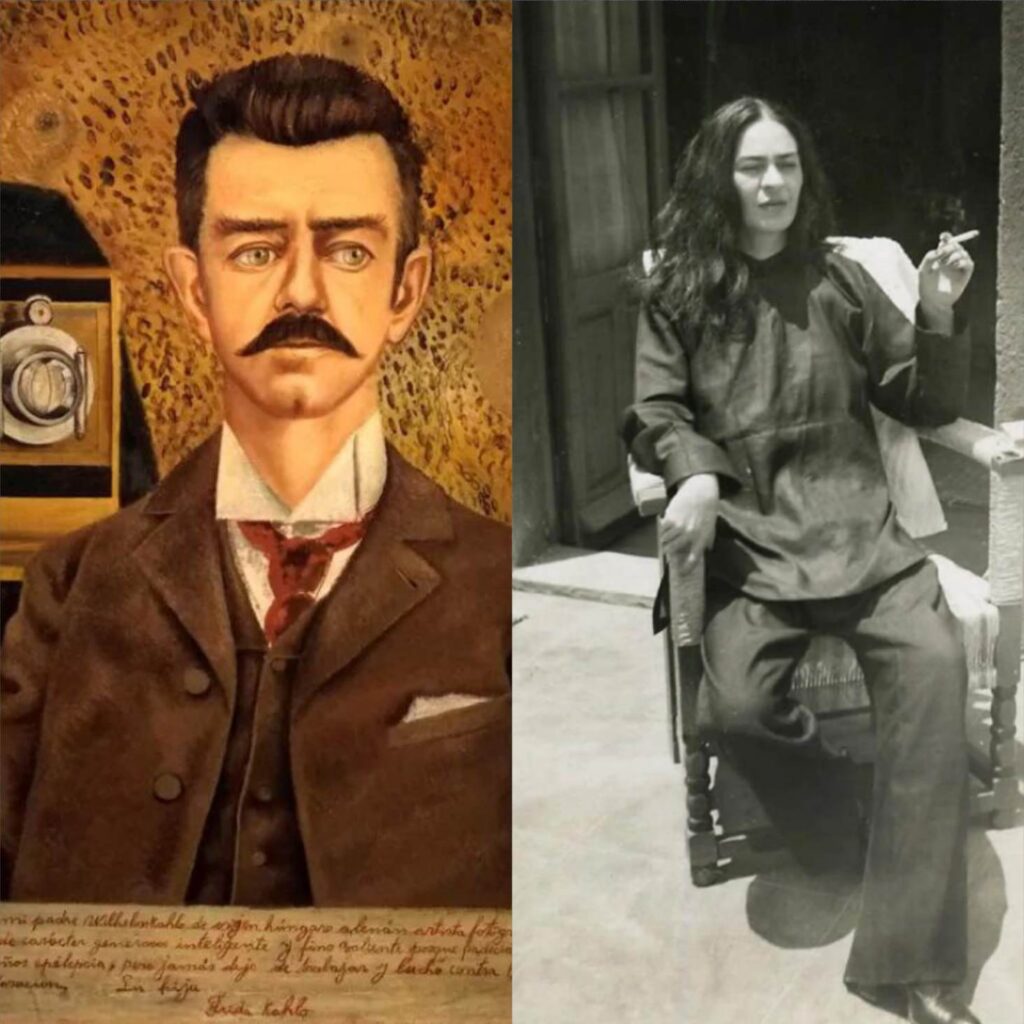 Cuadro pintado por Frida Kahlo a su padre 