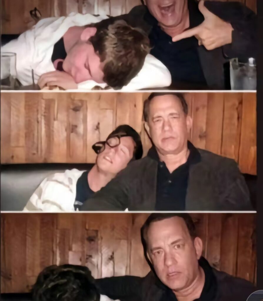 Hanks no le teme a los reflectores en momentos incómodos que lo puedan evidenciar