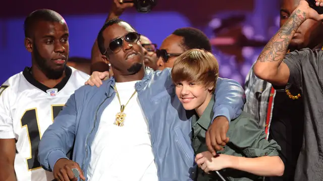 Sean P. Diddy y Justin Bieber en sus fiestas blancas