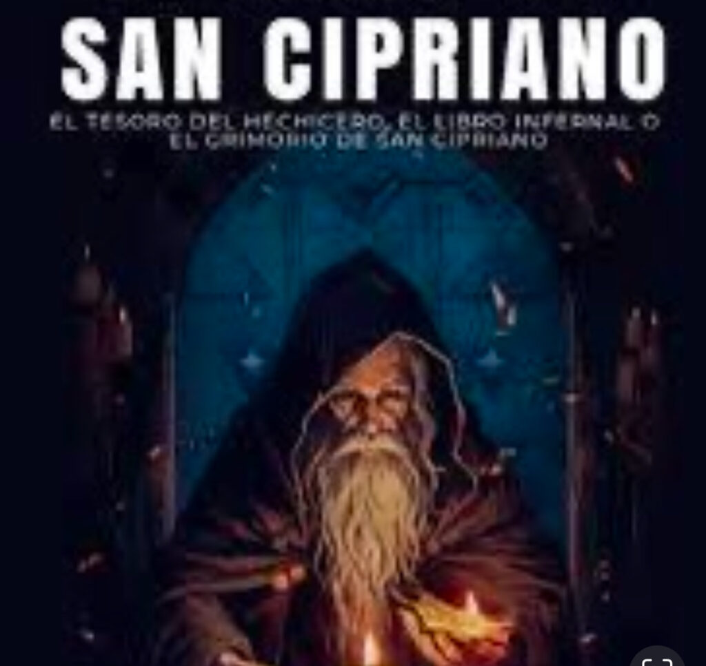 Portada de una derivación del Grimorio de San Cipriano 