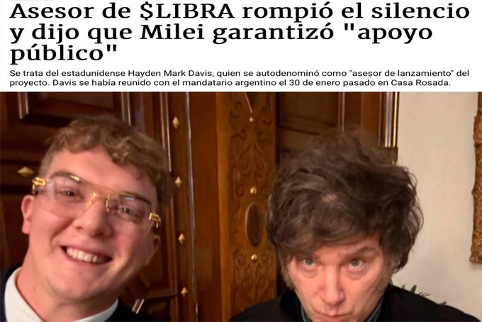 Milei la estafa de las criptomonedas
