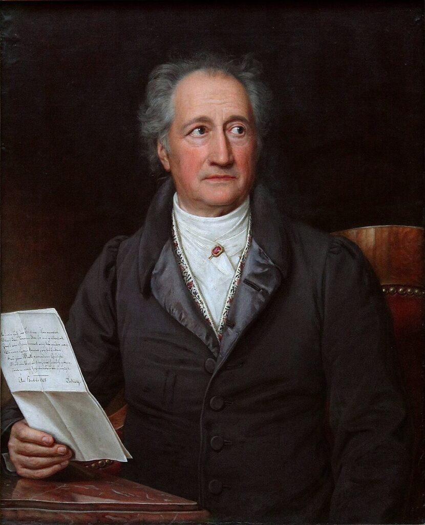 Johann Wolfgang von Goethe creador de Fausto y Las Penas del Joven Werther 