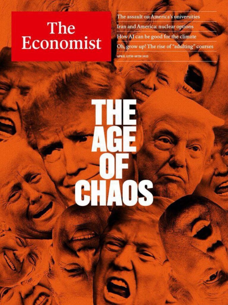portada de la revista The economist 