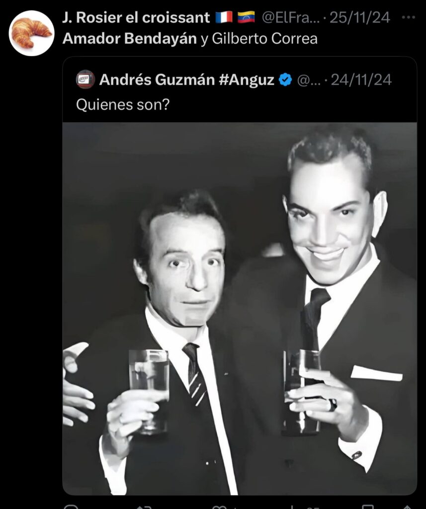 fotografía aparece Roberto Gómez Bolaños y Mario Moreno 