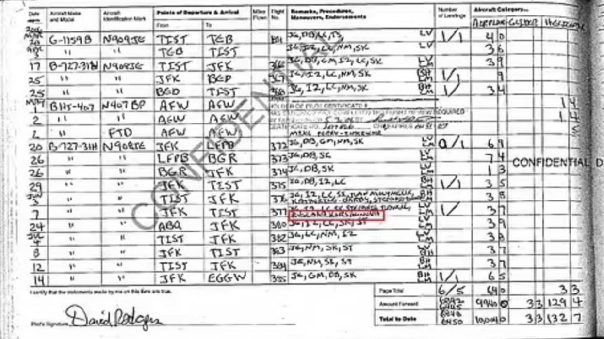 documento confidencial Jeffrey Epstein archivos 