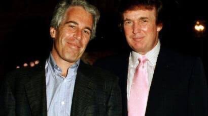 Jeffrey Epstein con Trump 