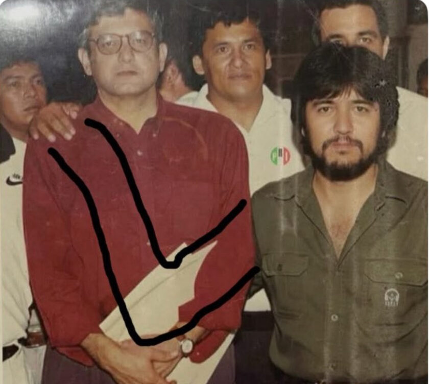 Luz Elena Chavez publica foto falsa del presidente AMLO junto a Caro Quintero