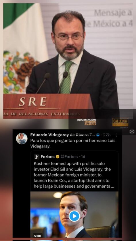 Luis Videgaray ex Secretario de Relaciones Exteriores