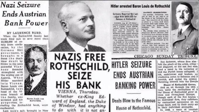 Hitler arresta patriarca Rothschild
